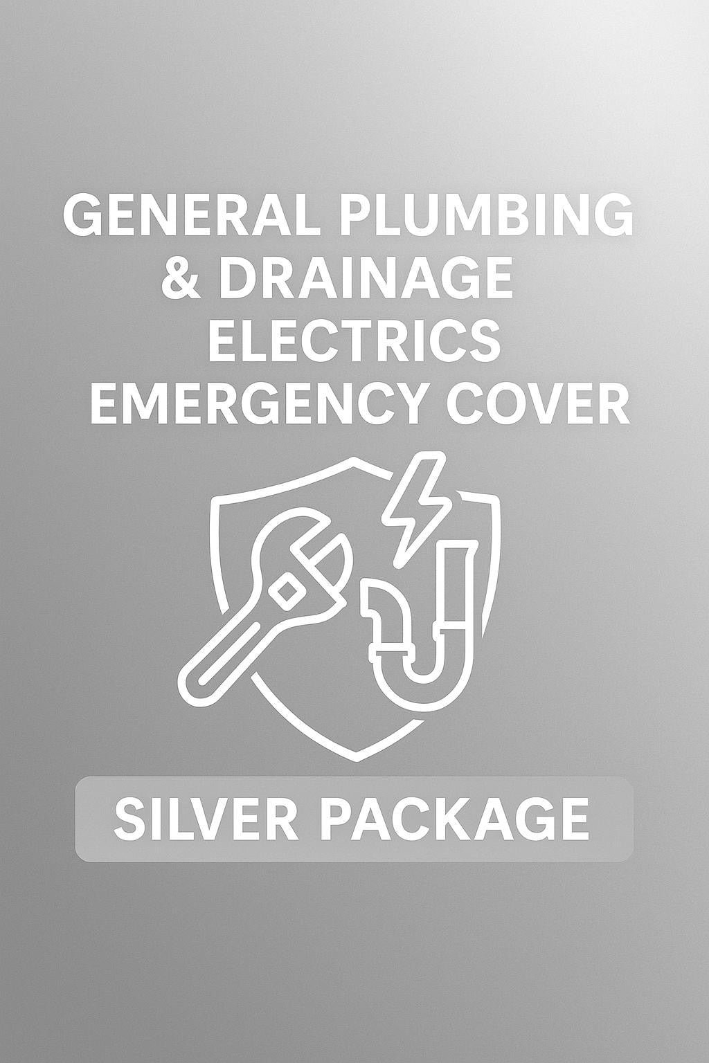 General Plumbing, Drainage & Electrical Emergency Package - Sliver